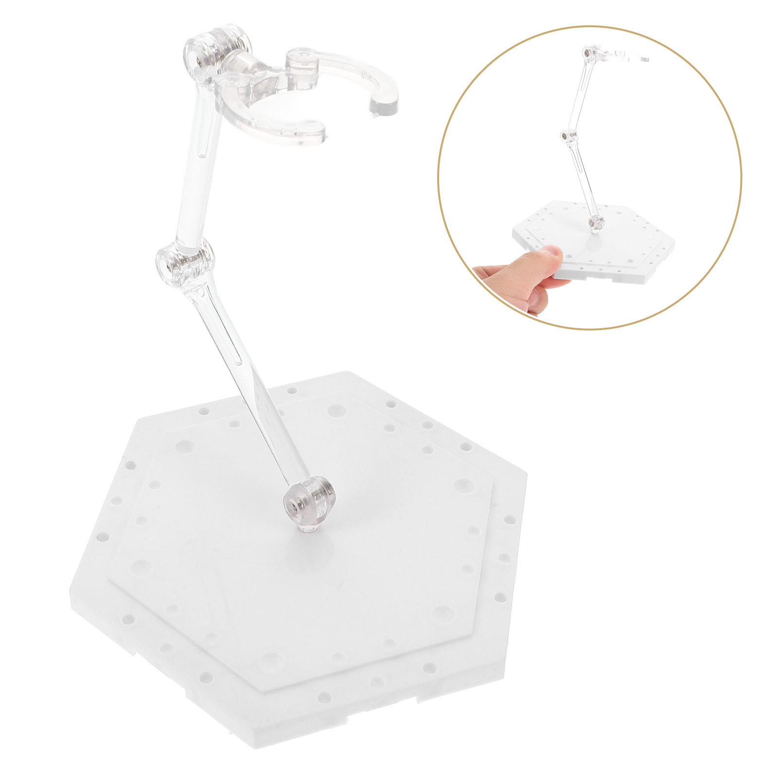 Action Figure Stand - حامل قابل للتعديل لتماثيل الأكشن، رف