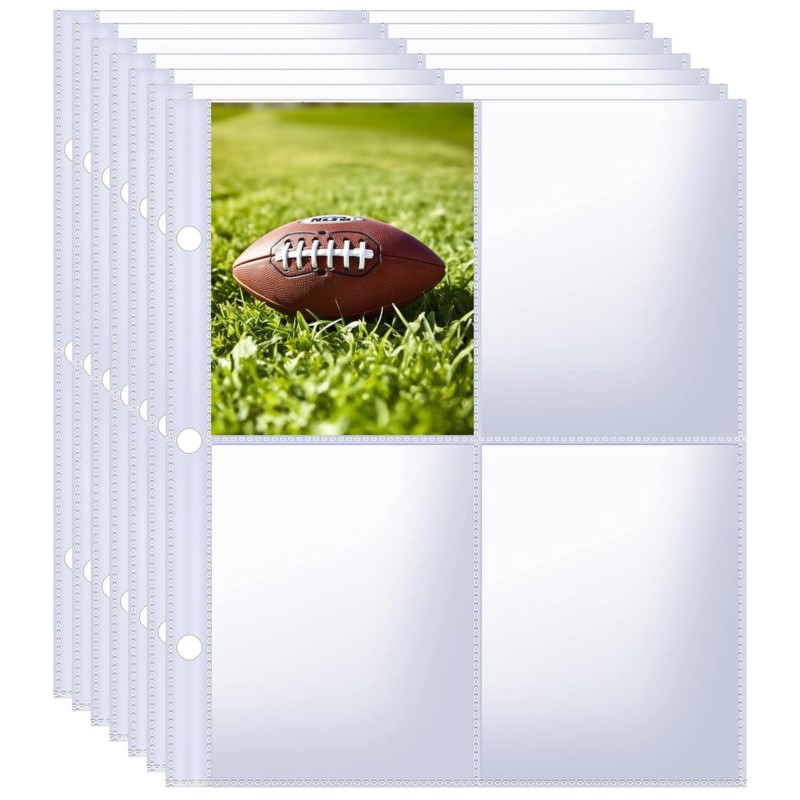 Trading Card Binder - ألبوم حافظة بطاقات صور بـ 4