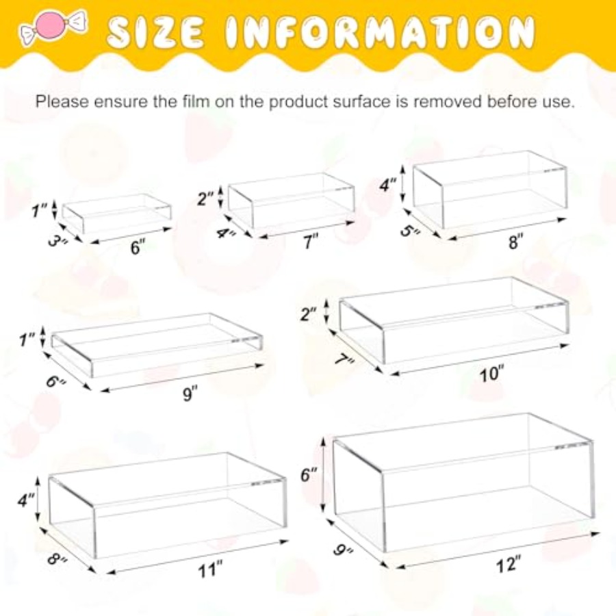 مجموعة قواعد رفع لطاولة الحلوي - مراجعة Display Risers Set وسعره