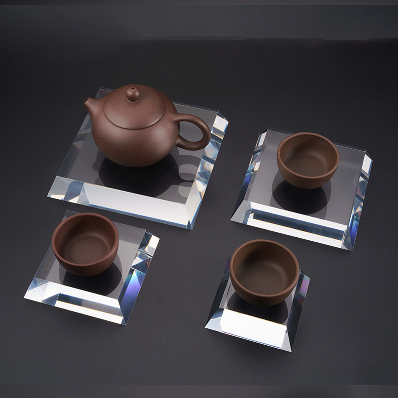 رف عرض أكريليك شفاف بحواف مائل - مراجعة Display Risers Set وسعره